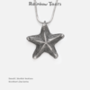 Distressed Handcrafted Silver Starfish Necklace | Dzoo02