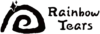 Black horizontal combination logo of Rainbow Tears — handcrafted jewelry brand expressing balance, emotion, and light through color.