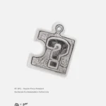 Custom 990 Fine Silver Puzzle Piece Pendant | RT-DP1